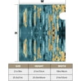 thumbnail image 5 of Grunge Mailbox Covers Magnetic Vintage Blue and Brown Watercolor Abstract Art Aesthetic Contemporary Mailbox Wraps Standard Size 18x21 Inch Waterproof Post Letter Box Cover Garden Yard, 5 of 6