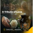 thumbnail image 6 of Yatskia Golden Lotus Little Funeral Keepsake Urn for Ashes Adult Male, Small Memorial Burial Urns for Human Ashes Adult Female, (Classic Pack of 1, 3 Inch), 6 of 8