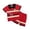 Red, variant on KKBOTIVE Infant Boy Clothes Sets Dinosaur Train Collared Short Sleeve T Shirt Tops Summer Teen Boys Sets 2 Piece Outfits, Red Size: 5-6 Years