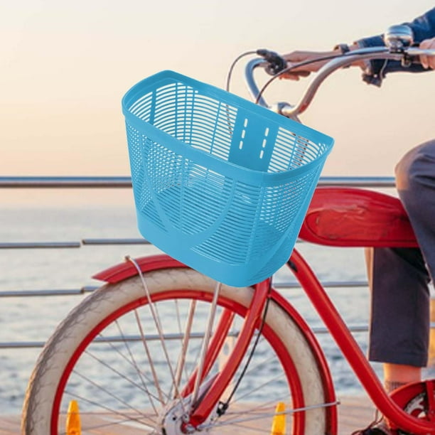 Cesta delantera para bicicleta, soporte decorativo para cesta de
