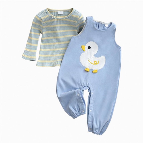 larppty Baby Boy Outfit Long Sleeve Letter Print Sweatshirt Pants Set 2Pcs Toddler Boy Outfits Winter (Blue,6-9 Months)