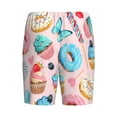 thumbnail image 5 of Fotbe Cupcakes and Donuts Pajama Shorts for Men, Men's Pajama Bottoms, Sleepwear,Short Pajama Pants-X-Large, 5 of 9