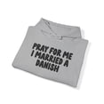 thumbnail image 4 of Danish Denmark Wedding Wife Husband Hoodie, Gifts, Hooded Sweatshirt, 4 of 4