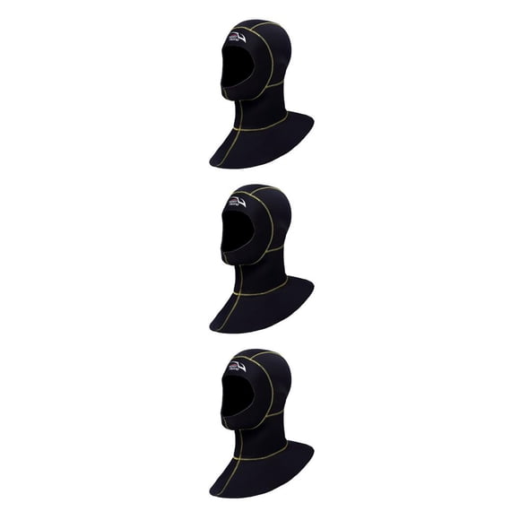 Eigraketly Keep Diving DH-321 Gorro de buceo de nylon Capucha de color sólido Cubierta de la cabeza Natación Surf Sombrero subacuático Deportes Type1 NO1