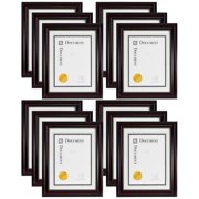 kieragrace KG Traditional Lucy Document Frame 12-Pack Brown Plastic