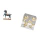 thumbnail image 5 of Figura de caballo,Figura de caballo Escultura animal coleccionable,Caja cuadrada de acrílico,Adorno de bola de acrílico cuadrado para decoración del hogar,Caja de exhibición de acrílico, 5 of 8