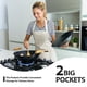 thumbnail image 5 of VALOME Paquete de 2 Delantales de Cocina, Delantal para Cocinar con 2 Bolsillos, Delantales de Chef con Correa Ajustable para el Cuello Unisex para Hombres y Mujeres (NEGRO y MARRÓN), 5 of 7