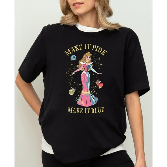 Disney Aurora T-Shirt, Make It Pink Make It Blue Tee, Sleeping Beauty Shirt, Disney Matching Family