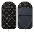 thumbnail image 5 of POLERO Car Front Car Seat Towel Cover Towel Seat Cover Warp Kitted Terry Cloth, Compatible with Truck Seat Van, for SUV Sedan Vans Cars, Butterfly Water Splash Print, 5 of 6