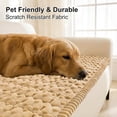 thumbnail image 3 of decorUhome Sofa Cover for Dogs, Non Slip Fuzzy Couch Cover, Washable Slipcover for Pets(Camel, 27.6" x 59"), 3 of 10