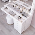 thumbnail image 5 of Boahaus Ketevan Makeup Vanity Desk (Crystal Ball Knobs), 5 of 5
