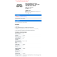 thumbnail image 2 of Rear Brake Rotor Set 2 Piece - Compatible with 2001 - 2003, 2005 - 2006 GMC Sierra 1500 HD 2002, 2 of 2