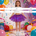 thumbnail image 3 of EnJoCho Toddler Girl Tutu Skirt Girls Tutu Skirts Layered Tulle Ballet Dance Min𝗂 Skirt Kids Puffy Mesh Dress up Birthday Par𝗍y Princess Skirts, 3 of 7