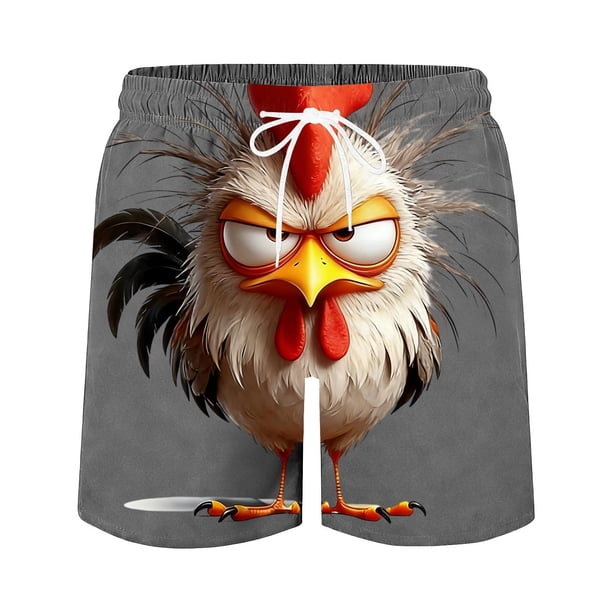Pantalones de Cintura Elásticos con Cordón para Playa Y Natación, Tejido de Poliéster Ligero Y Transpirable para Uso Casual Y de Ocio