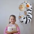 thumbnail image 7 of Unique Bargains Animal Print Balloon Foil Number Balloons Multicolor Number 2, 7 of 7
