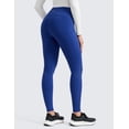 thumbnail image 2 of CRZ YOGA Water-Resistant Fleece Athletic Leggings Pockets 28" Thermal Hiking Casual Workout Womens Pants, 2 of 7