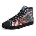 thumbnail image 7 of Bulldog American High Top Canvas Shoes Sneakers Black Size 11, 7 of 7