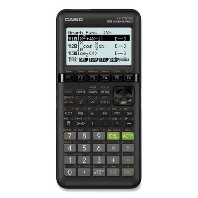 Casio Enterprises FX9750GIII Graphing Calculator, Black - Walmart.com