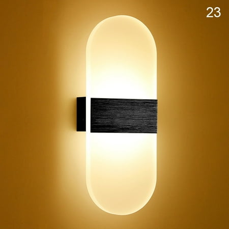 

LED Wall Lamp Light Acrylic Modern Durable for Bedroom Living Room Bedside Corridor 6W