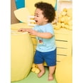 thumbnail image 3 of Garanimals Newborn, Baby & Toddler Boy Cotton French Terry Pull-On Shorts, 3-Pack, Sizes 0-6T, 3 of 10