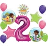 Doc McStuffins Party Supplies 2nd Birthday Bubbles Balloon Bouquet Decorations 12 pcs