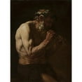 thumbnail image 3 of Johann Carl Loth 15x18 Black Modern Framed Museum Art Print Titled - Faun Playing the Pipe, 3 of 5
