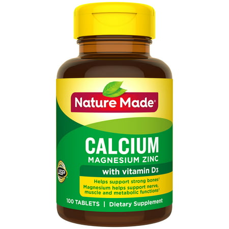 Nature Made Calcium Magnesium Oxide Zinc With Vitamin D3