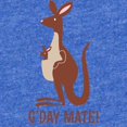 thumbnail image 2 of CafePress - Gday Mate Kangaroo - Cute Infant Baby Football Bodysuit, 2 of 3