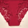 thumbnail image 5 of Jamicy Seamless Underwear for Women Lace Soft Bikini Panties Breathable Low Rise Thin Thong Briefs for Women, 5 of 7