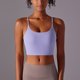 thumbnail image 1 of mfyjkho Camisetas Sin Mangas, Traje Deportivo Ajustado De Alta Elasticidad Con Hilo De Color Sólido Para Mujer, Para Correr, Fitness Y Yoga Tops Elegantes Para Mujer M, 1 of 8