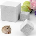thumbnail image 3 of Walbest 10 Pcs Rabbits Lava Blocks 1.18" , Bunny Teeth Grinding Stone, Small Animal Mineral Calcium Stone Chews Toy for Hamsters,Chinchillas and Parrot, 3 of 6