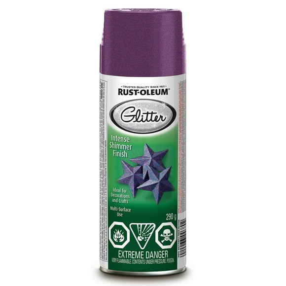 Rust-Oleum Specialty Glitter Paint in Multi Purple, 290 G Aerosol Spray Paint