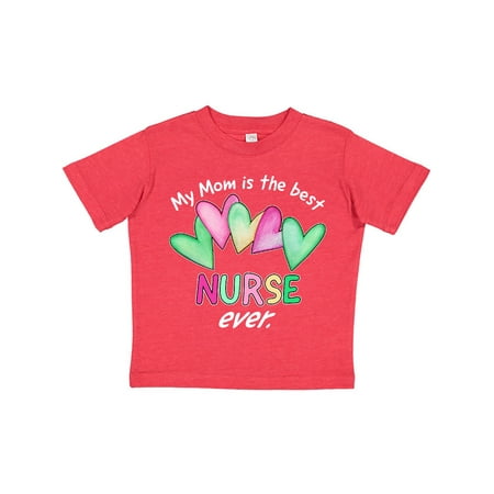 

Inktastic My Mom is the Best Nurse Ever Gift Toddler Boy or Toddler Girl T-Shirt