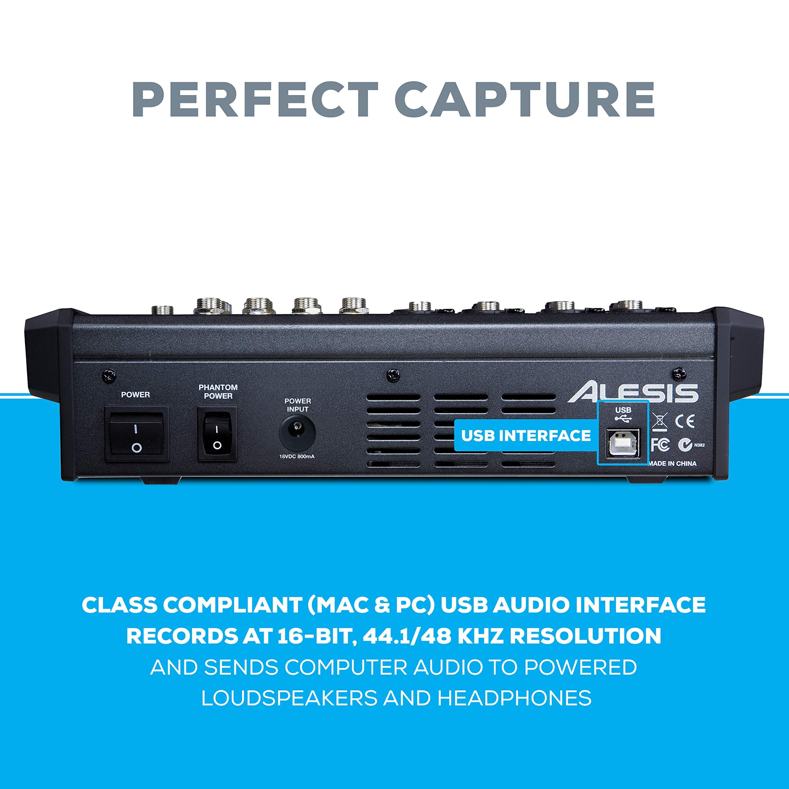 Alesis MultiMix 8 USB FX Audio Mixer - Walmart.com