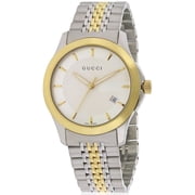 Gucci Men's G-Timeless G Quartz Sapphire Stainless Steel 38mm Watch YA126409