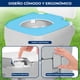 thumbnail image 3 of Inodoro Portátil de 20 Litros para Camping con Bolsa de Transporte SereneLife, Toilette a Prueba de Fugas con Tanque Desmontable e Indicador de Nivel, Ideal para Camping, Senderismo y Paseos en Barco, 3 of 7