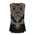 thumbnail image 5 of FASHIONWT Women Tropical Floral Sleeveles V-Neck Tank Tops, 5 of 6