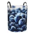 thumbnail image 2 of Balery Blueberry Round Laundry Basket with Handles Waterproof Freestanding Laundry Hamper for Clothes Toys in the Dorm and Family-Small, 2 of 8