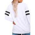 thumbnail image 6 of Aleumdr Plus Size Sweatshirts for Women Long Sleeve Oversized Fall Tunic Tops White 5XL, 6 of 8