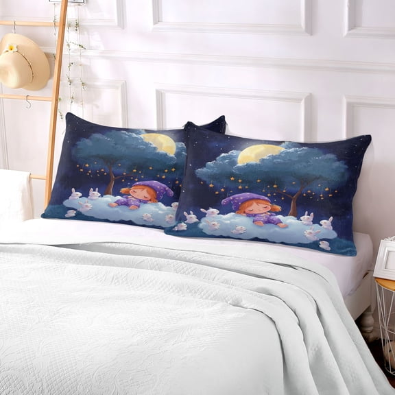 Pillow Case Plush Pillow Baby Sleeping Case standard size/King size/Queen size Bed Pillow Pillowcases