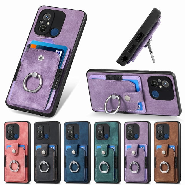 Fundas Para Xiaomi MI 10 Redmi 10A 10C Note 10 Pro Max 10S Funda De Teléfono Vintage Patrón De Cuero Ultrafina Cubierta Trasera Con Bolsa De Tarjeta