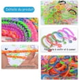 thumbnail image 5 of Rubber Elastic Bracelets - 1600+ Pcs Loom Bands, Loom Kit With Storage Box And Knitting Tool, 5 of 5