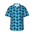 thumbnail image 1 of Bingfone Bowling Balls for Men's Short Sleeve Button Down Shirts Hawaiian Beach Shirt,Large, 1 of 7
