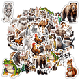 thumbnail image 6 of 35pcs Cute Animal Stickers Adorable Wildlife Stationery Stickers Fun Kids Stickers for Laptops Notebooks Fridge, 6 of 9