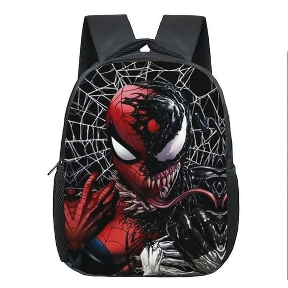 Vlemua Spider Superhero Sac à Dos, Cadeaux de Rentrée Scolaire, Sac à Bandoulière 16 Pouces Spider Superhero Dessin Animé pour Étudiants Fans de Jeux, Cadeaux de Remise de Diplômes pour Étudiants et Fans