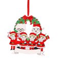 thumbnail image 1 of Adornos navideños Coronas de madera Colgantes navideños familiares Adornos navideños de madera Wmkox8yii fhajkh5125, 1 of 1