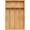 Natural, variant on Small Silverware Organizer, Bamboo Kitchen Drawer Organizer, Utensil Holder, Cutlery Tray & Spoon Flatware Storage with Grooved Drawer Dividers