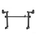thumbnail image 1 of Double Keyboard Stand Second Tier Electronic Organ Holder Rack | Portable Piano Stand Musical Instrument Rack with Adjustable Height, 1 of 4