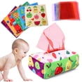 thumbnail image 1 of Caja de pañuelos sensoriales de juguete YOGINGO para bebés de 6 a 12 meses, 1 of 7