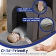 thumbnail image 4 of Sofá modular de juegos para niños Kinevoli, sofá seccional para niños pequeños, gris, 4 of 6